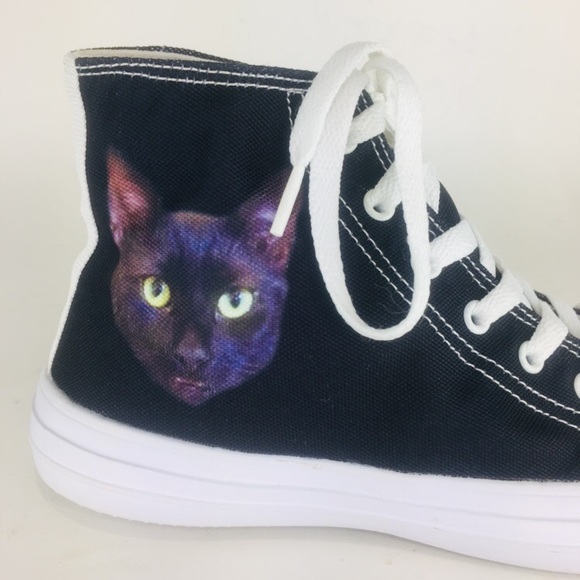 First Dance Shoes - Like New High Top Cat Sneakers